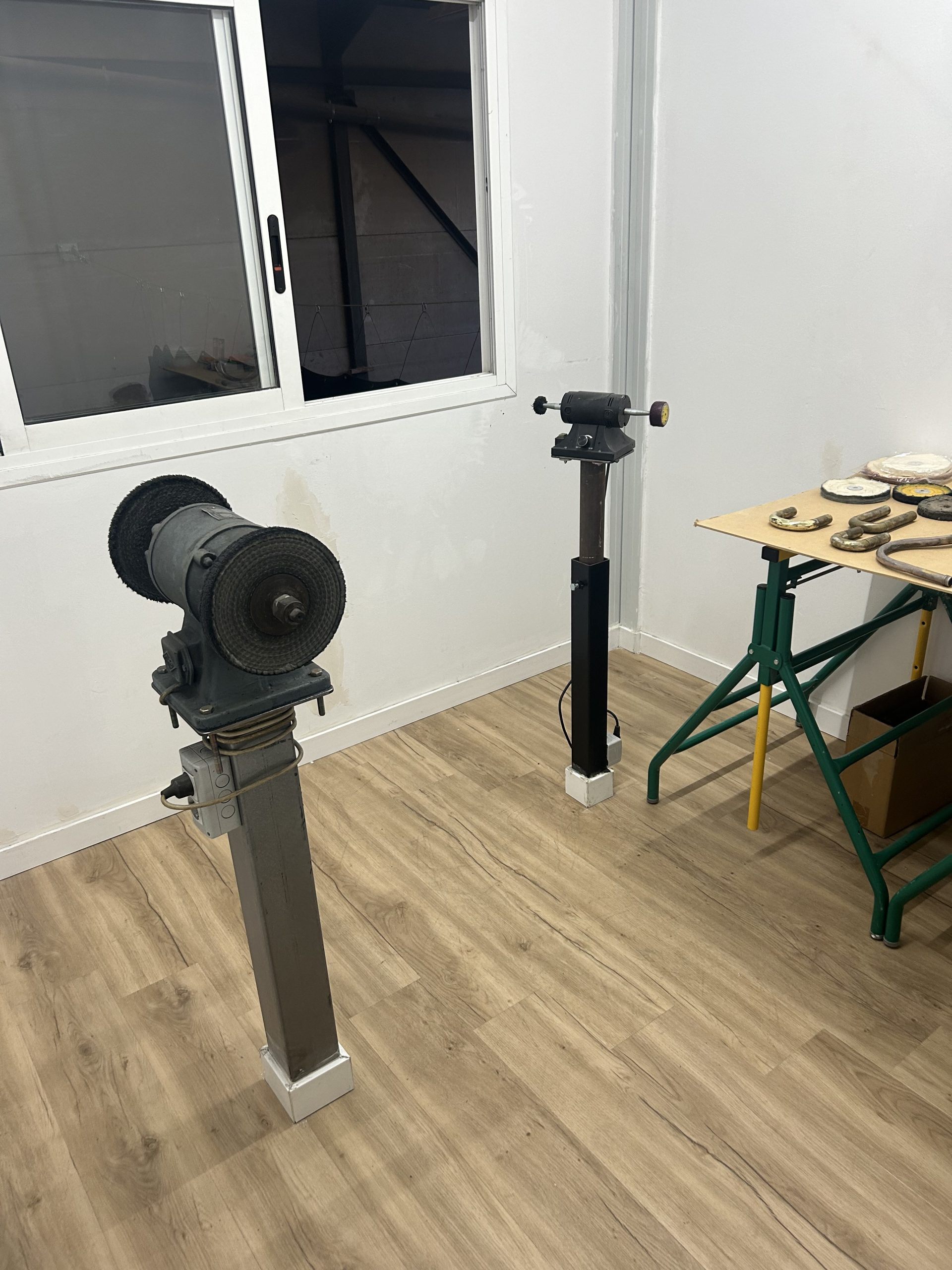 Zona de trabajo del taller